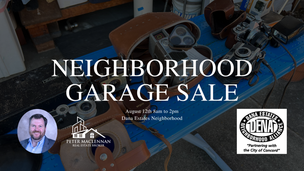 Dana Estates Neighborhood Garage Sale Peter Maclennan